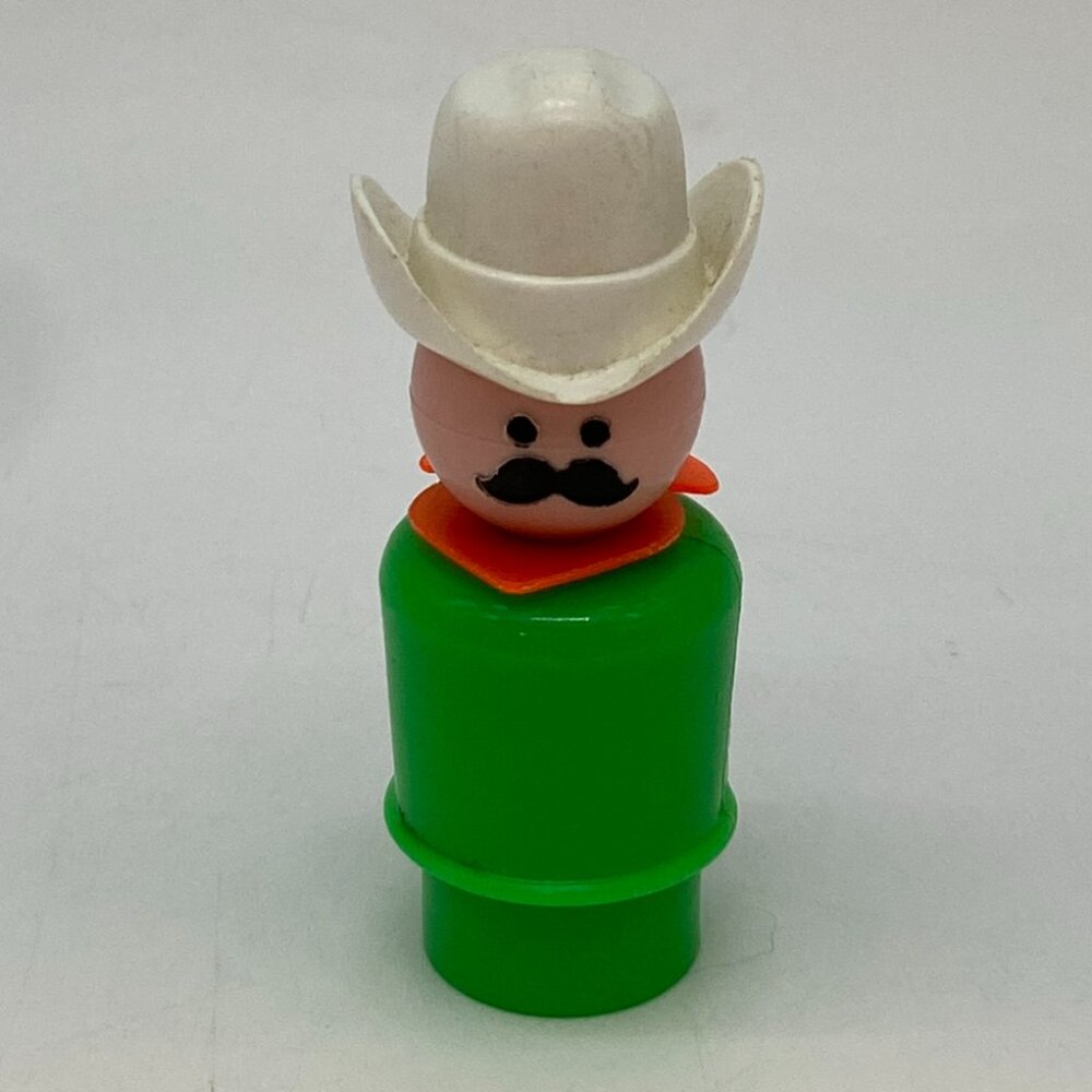 Vintage Fisher-Price Play Family Cowboy Figurine